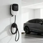 ZD01 Cargador para carro electrico L2  7KW  240VAC 32A conector GBT tipo wallbox